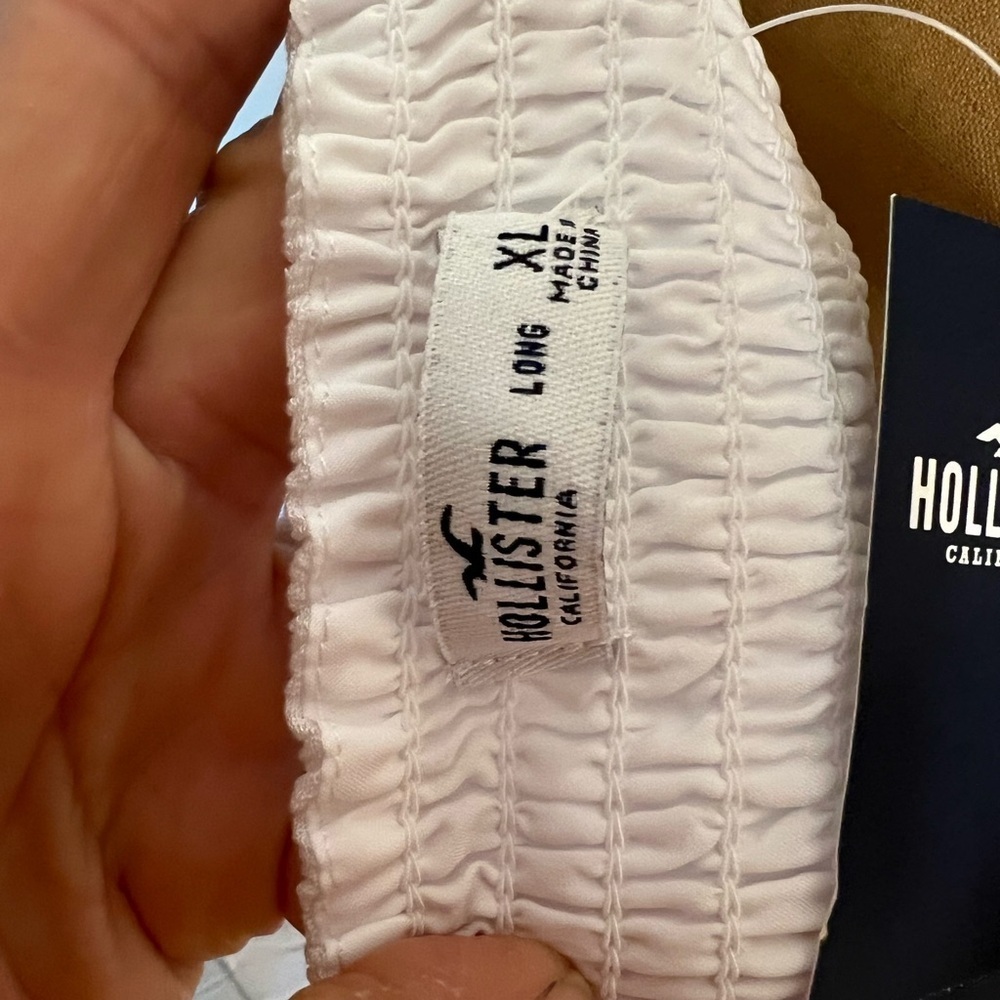 Hollister women’s xl summer long white dress short sleeve - Picture 6 of 7